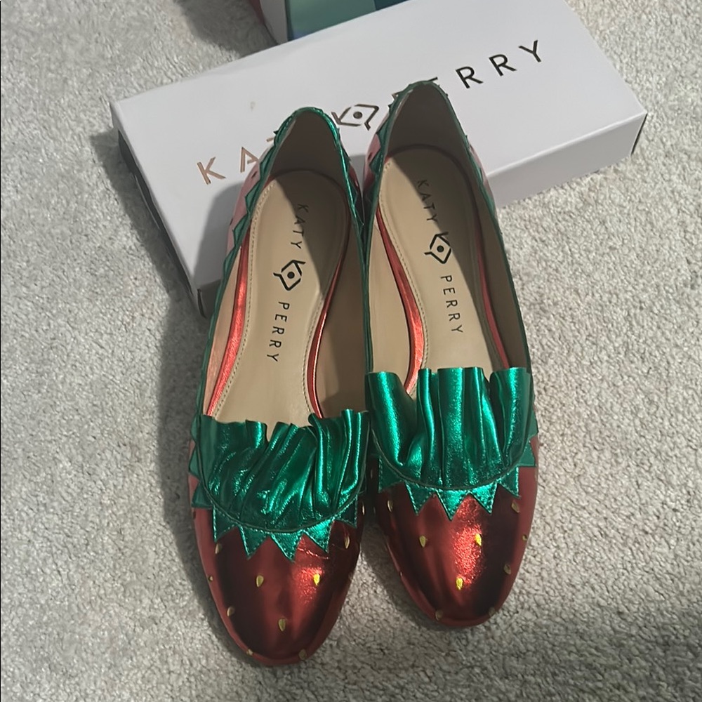 Katy Perry Collections strawberry candy flats: The Nana